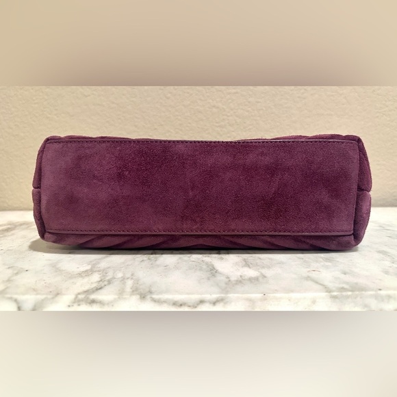 Rebecca Minkoff Edie Suede Flap Shoulder Bag with Celestial Studs - Picture 4 of 16